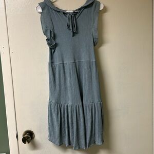 Sleeveless flowy mini dress